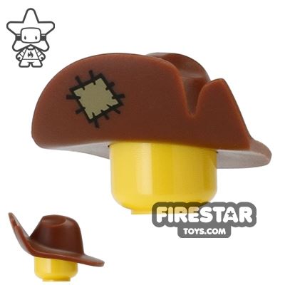 lego brown hat