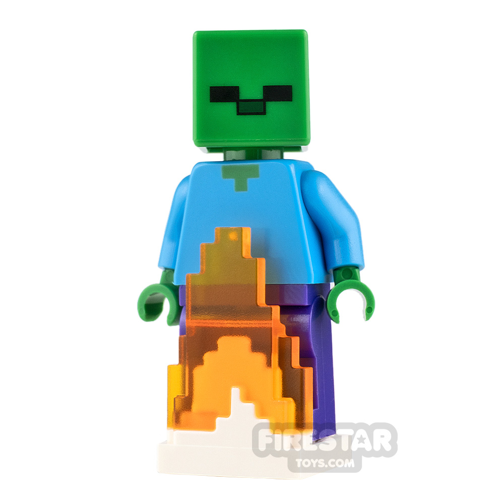 lego minecraft zombie minifigure