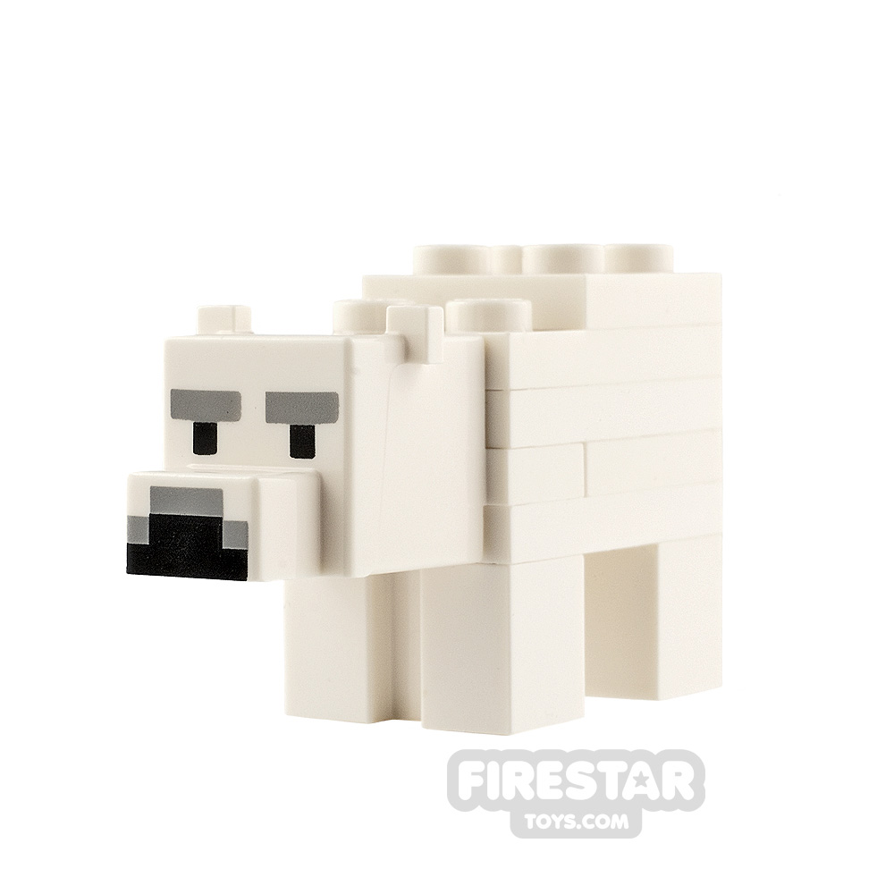 lego minecraft polar bear