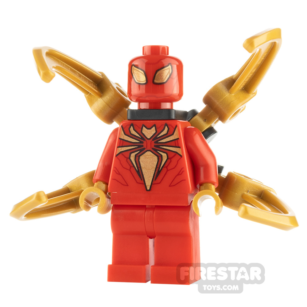 lego marvel iron spider minifigure